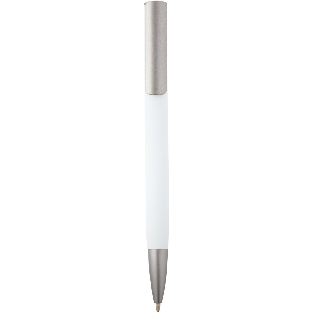 Logotrade corporate gift image of: Ziggur aluminium ballpoint pen (blue ink)
