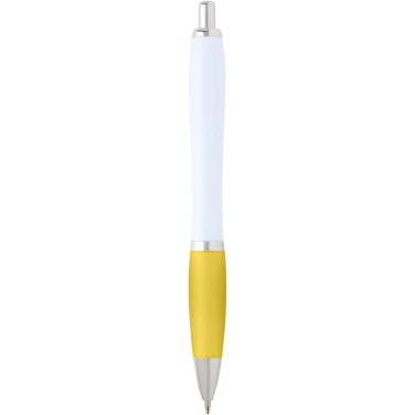 Logo trade promotional item photo of: Nash recycled plastic ballpoint pen (black ink)
