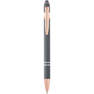 Logo trade promotional merchandise photo of: Nanna ballpoint pen with rose gold finish (blue ink)