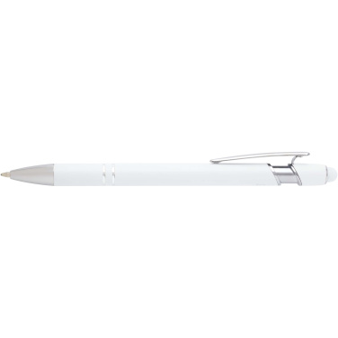 Logo trade advertising products picture of: Kish ballpoint pen with silver finish (blue ink)