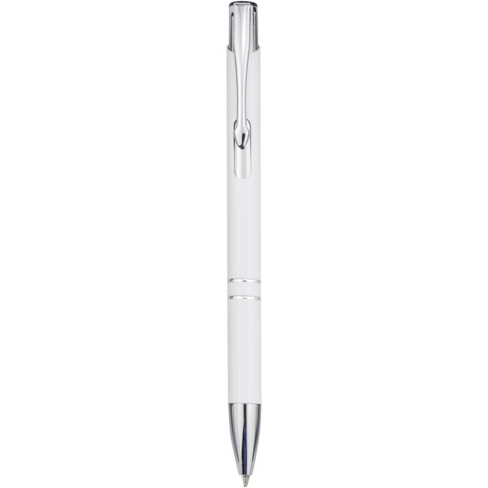 Logo trade promotional items picture of: Moneta recycled aluminium ballpoint pen (blue ink)
