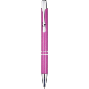 Logo trade business gifts image of: Moneta recycled aluminium ballpoint pen (blue ink)
