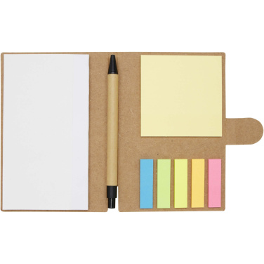 Logotrade advertising product image of: Swift sticky notes booklet with ballpoint pen (black ink)