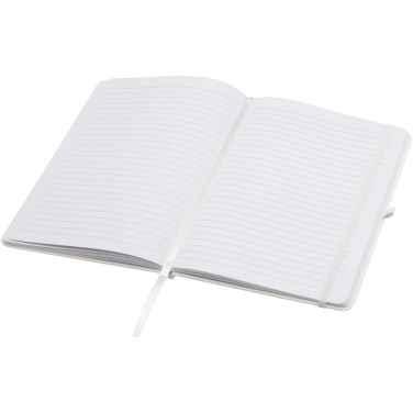 Logotrade promotional merchandise photo of: Teak A5 recycled hard cover notebook with lined pages