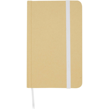 Logotrade promotional merchandise image of: Reed A6 recycled hard cover notebook with plain pages