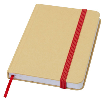 Logo trade promotional product photo of: Reed A6 recycled hard cover notebook with plain pages