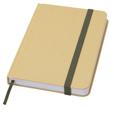 Logotrade business gift image of: Reed A6 recycled hard cover notebook with plain pages