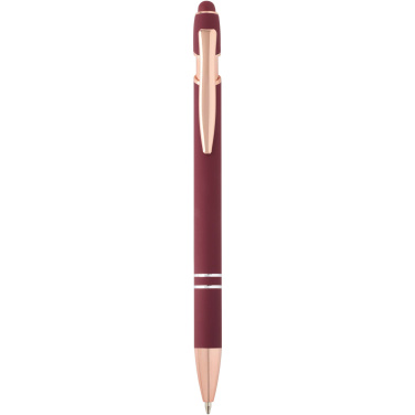Logotrade promotional giveaway image of: Nanna ballpoint pen with rose gold finish (black ink)