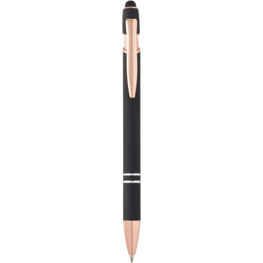 Logotrade promotional gift image of: Nanna ballpoint pen with rose gold finish (black ink)