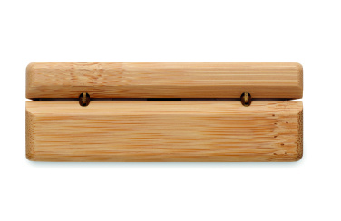 Logotrade promotional merchandise photo of: TWS earbuds in bamboo case