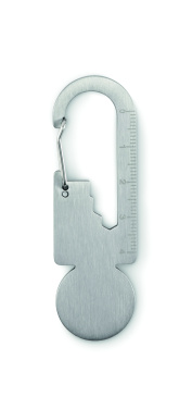 Logo trade advertising product photo of: Multifunctional key ring token