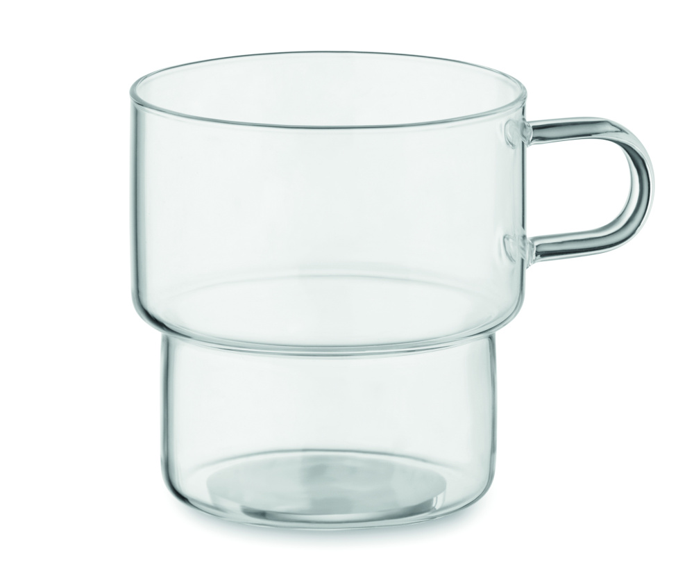 Logo trade promotional gifts picture of: High borosilicate glass 300 ml