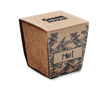 Logo trade promotional giveaways picture of: Mint seeds growing kit