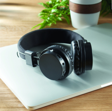 Logotrade promotional gift picture of: ABS wireless foldable headphone