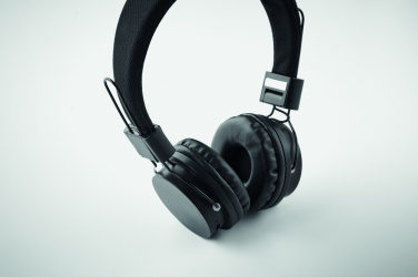 Logo trade promotional products image of: ABS wireless foldable headphone
