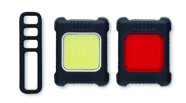 Logo trade corporate gifts picture of: Rechargeable bike light set