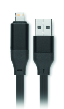 Logotrade corporate gift image of: 60W cable keyring recycled ABS