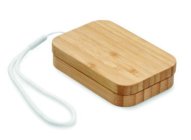 Logotrade promotional giveaway image of: 15W wireless charger in bamboo