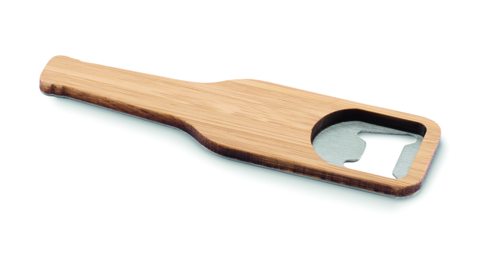 Logo trade promotional products picture of: Bamboo bottle opener