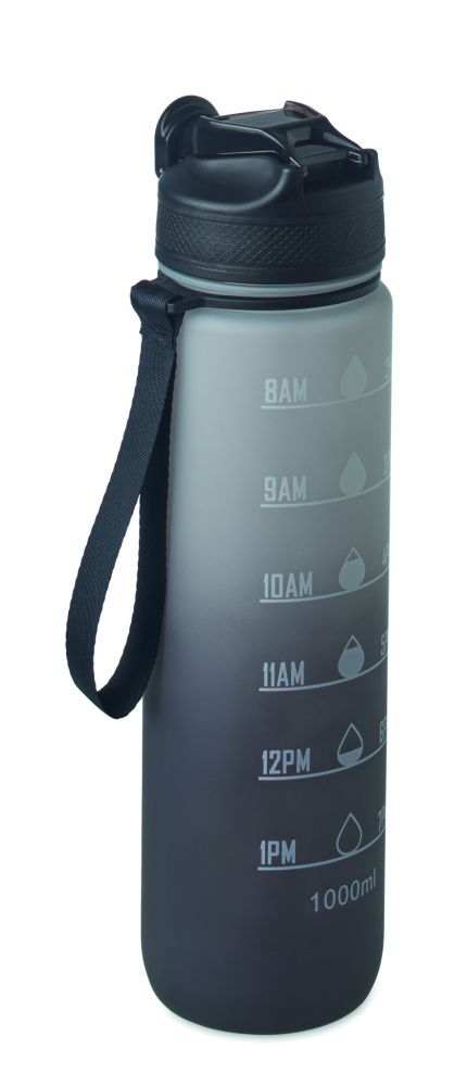 Logo trade business gifts image of: Sports water bottle RPET 1L