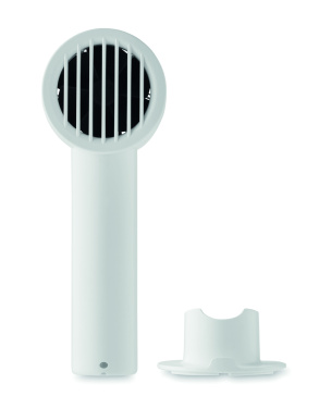 Logo trade business gifts image of: Small portable fan 2000 mAh