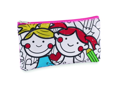 Logo trade promotional merchandise photo of: Pencil case with markers
