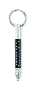 Logo trade promotional item photo of: Key ring with twist action pen