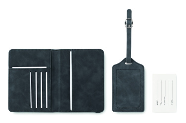 Logotrade promotional merchandise photo of: Passport and luggage tag set