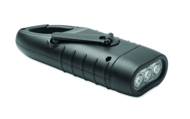 Logotrade promotional items photo of: Solar torch with dynamo crank