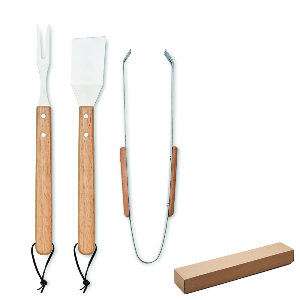 Logo trade advertising products image of: Oakwood barbecue set