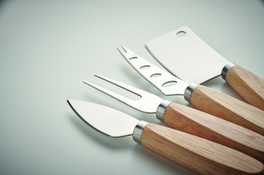 Logotrade corporate gift image of: Set of 4 cheese knives