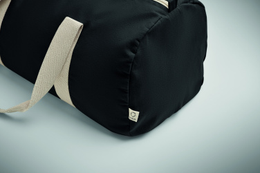 Logo trade promotional gift photo of: Recycled cotton sports bag