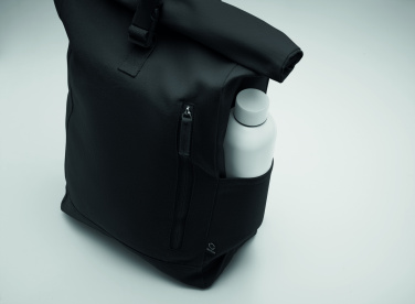 Logo trade promotional gifts image of: Roll top backpack 390 gr/m²