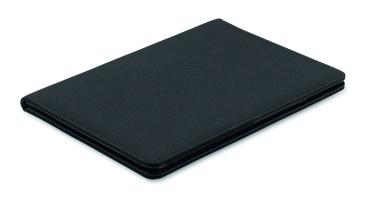 Logo trade advertising product photo of: A5 portfolio 300D RPET
