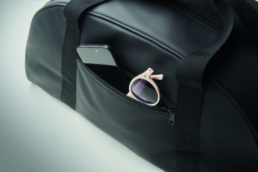Logo trade promotional giveaways picture of: Duffle bag soft PU