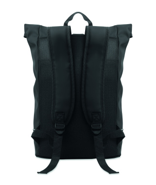 Logotrade promotional gift picture of: Laptop 15" roll top PU backpack