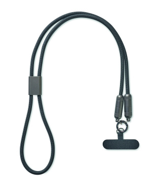 Logo trade business gift photo of: 60W phone holder lanyard cable