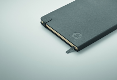 Logo trade promotional items picture of: Recycled Leather A5 notebook