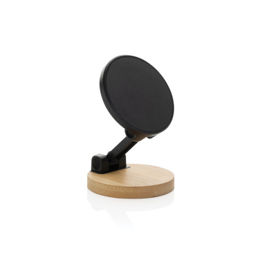 Logotrade corporate gifts photo of: Magmount RCS recycled plastic and bamboo phone stand