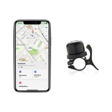 Logo trade corporate gifts image of: Pedalfinder bike bell with worldwide locating