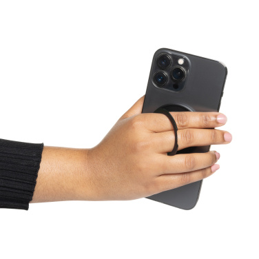 Logotrade promotional products photo of: Terra Magnetic RCS rplastic magnetic phone holder with ring
