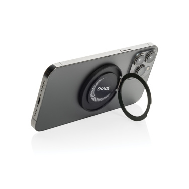 Logo trade promotional gifts image of: Terra Magnetic RCS rplastic magnetic phone holder with ring
