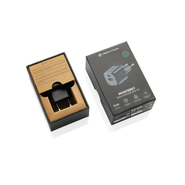 Logotrade promotional giveaways photo of: Urban Vitamin Monterey RCS recycled plastic 20W GAN charger