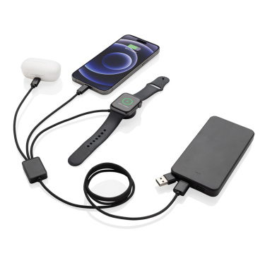 Logotrade promotional product picture of: Terra RCS rPET 6-in-1 charging cable with watch charger