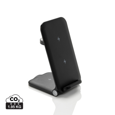 Logotrade corporate gift picture of: Powerpal 3 in 1 RCS recycled plastic 15W charger