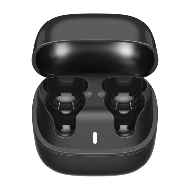 Logotrade promotional giveaway image of: Urban Vitamin Long Beach ENC rplastic wireless earbuds