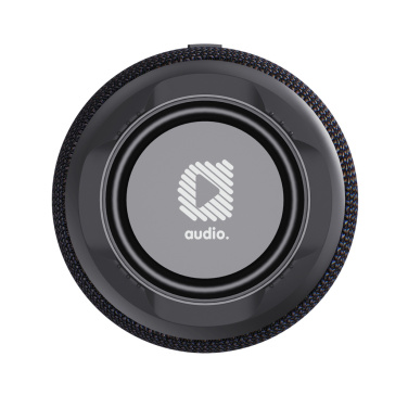 Logo trade promotional merchandise picture of: Urban Vitamin Anaheim RCS recycled 10W speaker 15W charger