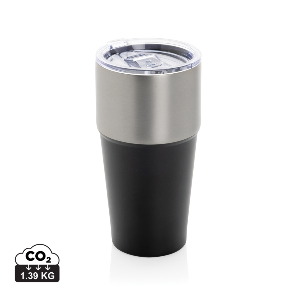 Logotrade promotional items photo of: Fluid RCS certified recycled steel tumbler 500ml