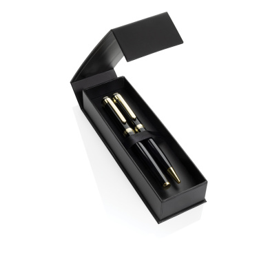 Logotrade promotional merchandise picture of: Swiss Peak Luca RCS recycled brass deluxe pen set