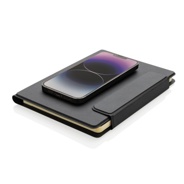 Logo trade promotional items picture of: Stuart RCS certified RPU magnetic A5 portfolio